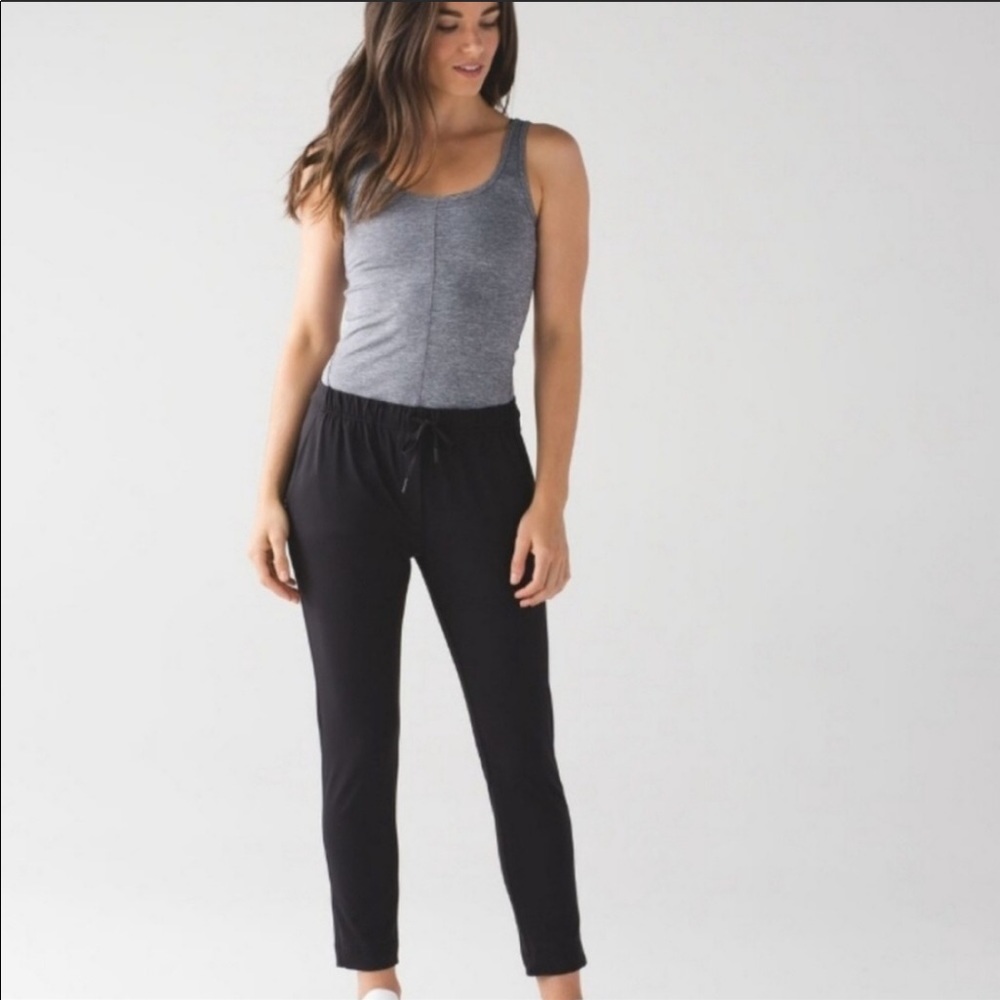 Lululemon Back at it tank in heathered slate
